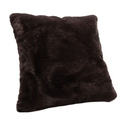 Coussin Luxe chocolat 50x50 cm