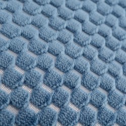 Coussin Damier bleu nuit 40x40 cm