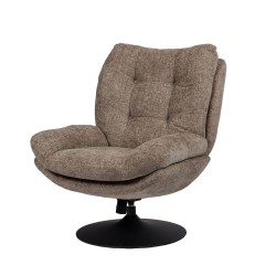 Fauteuil en tissu taupe...