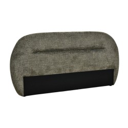Tête de lit en tissu vert...