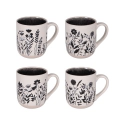 Coffret de 4 mugs Ikebana...