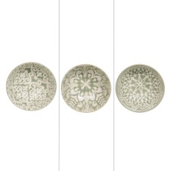 Coupelle verte Safi 11,5 cm (lot de 3)