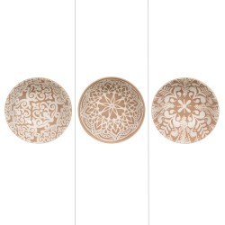 Bol beige Safi 15 cm (lot de 3)