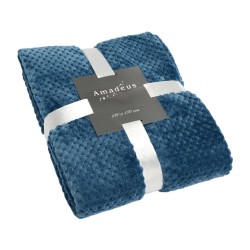 Plaid Damier bleu nuit...