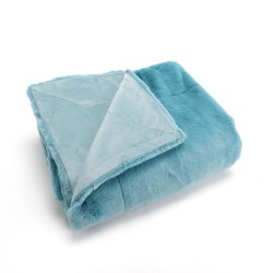 Plaid Luxe bleu clair...