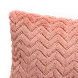 Coussin Chevron rose 40x40 cm