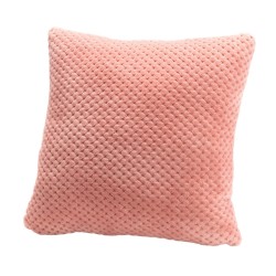 Coussin Damier rose 40x40 cm