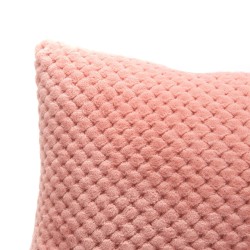 Coussin Damier rose 40x40 cm