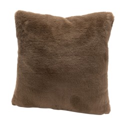 Coussin Luxe marron 50x50 cm