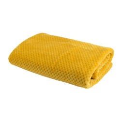 Plaid Damier moutarde...