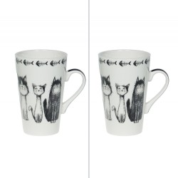 Coffret de 2 mugs Felix 46 cl