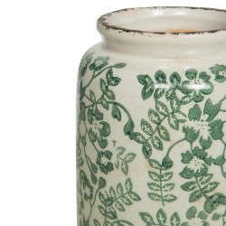 Vase Tampon fleurs vert grand modèle H33,5 cm