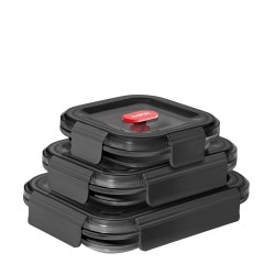 Set de 3 boites de conservations pliables Fresco