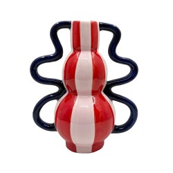 Vase Pop rose rouge 20 cm