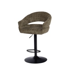 Tabouret de bar en tissu...