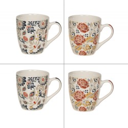 Coffret de 4 tasses Ornella...