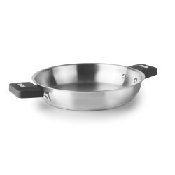 Poêle inox amovible combi...