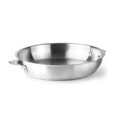 Poêle inox amovible combi 24 cm