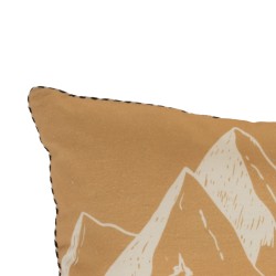 Coussin graphique montagne 40x60 cm