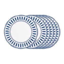 Assiette plate Napoli bleue...
