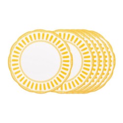 Assiette plate Napoli jaune...