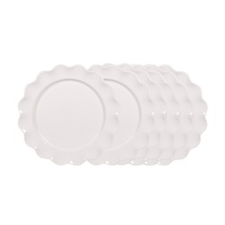Assiette plate beige Agra...