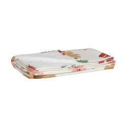 Plaid Lola imprimé fleurs 130x170 cm