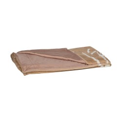 Plaid cerf Prince des forêts taupe 130X170 cm