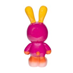 Statue lapin gilet Bumby glossy en résine H35 cm