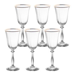 Boîte de 6 verres à pied...
