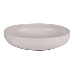 Assiette creuse Uno crème 22 cm (lot de 6)