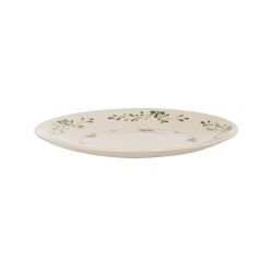 Assiette plate Appoline verte 27 cm (lot de 6)