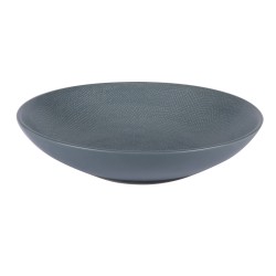 Grande assiette creuse Vésuvio bleu 25 cm (lot de 6)