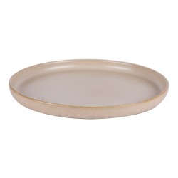 Assiette à dessert Uno sable 22 cm (lot de 6)
