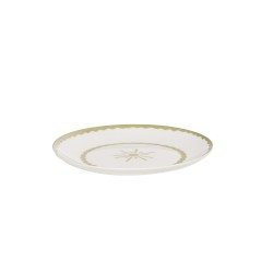 Assiette à dessert Tamara verte 20 cm (lot de 6)