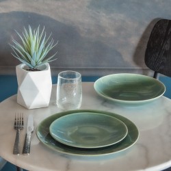 Assiette plate Lagon 27 cm (lot de 6)