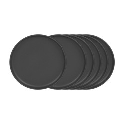 Assiette plate Uno noir 28...