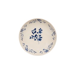 Assiette creuse Appoline bleue 22 cm (lot de 6)