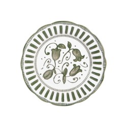 Assiette à dessert Napoli verte 21 cm (lot de 6)