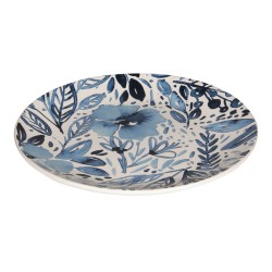 Assiette à dessert Jardin bleu 21,5 cm (lot de 6)