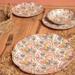 Assiette plate Jaipur 27 cm (lot de 6)