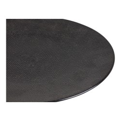 Assiette plate Vésuvio noir 27 cm (lot de 6)