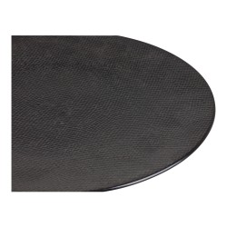Assiette à dessert Vésuvio noir 21 cm (lot de 6)