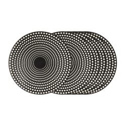 Assiette plate Galaxy pois...