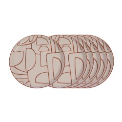 Assiette plate Ambre 26 cm...