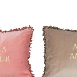 Coussin Felicita velours 40x60 cm (lot de 2)