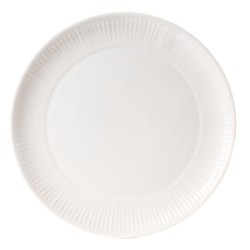 Assiette plate pétale blanc 27,5 cm (lot de 6)