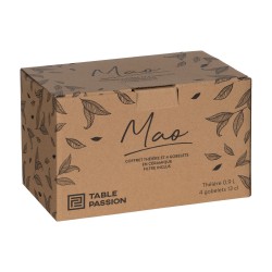 Coffret théière 0,9L avec 4 gobelets Mao vert