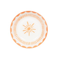 Assiette creuse Tamara orange 20 cm (lot de 6)