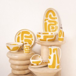 Coupelle Lulli jaune 12 cm (lot de 6)